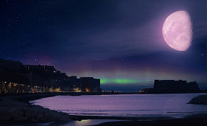superluna rosa, super luna rosa